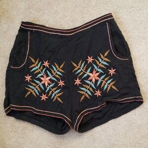 American Eagle Outfitters Embroidered Shorts